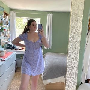 purple plaid dress 💜